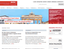 Tablet Screenshot of bvda.de